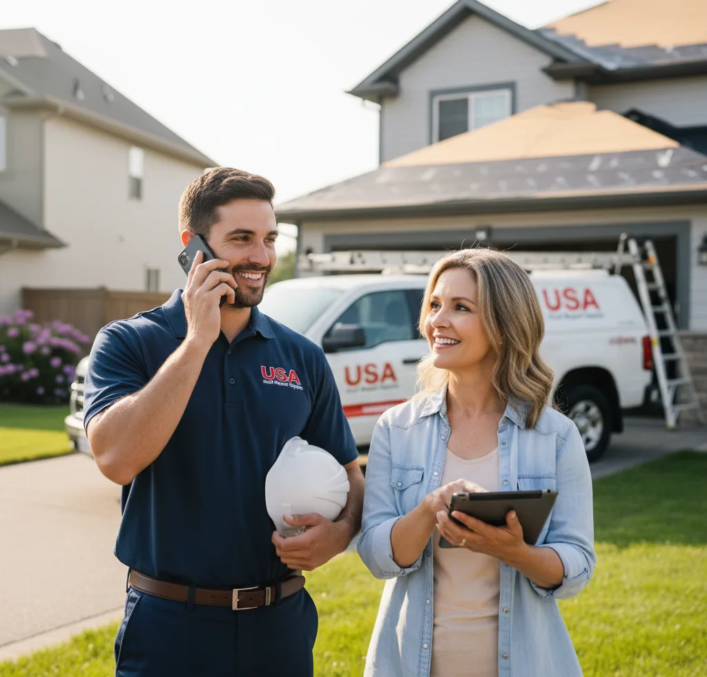 USA Roof Repair Experts customer support in Elroy
